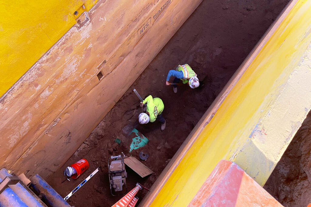 JJ Sprague sewer line installation. Phoenix, Arizona